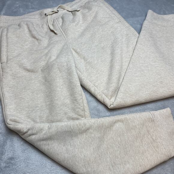 Members Mark Sherpa Lined Joggers Sweatpants Mens L Gray Plush Cozy Lounge - Picture 1 of 8